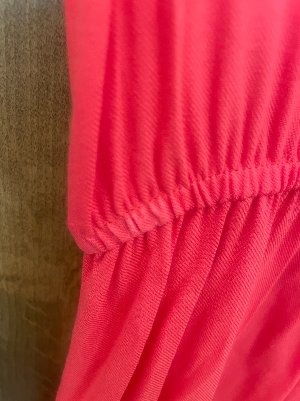 Solitaire Vibrant Red V-Neck Ruffle Sleeve Dress - Picture 5 of 5
